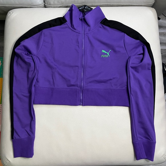 NWT - Puma x Dua Lipa Women’s Cropped Jacket - Size XL - Picture 5 of 12